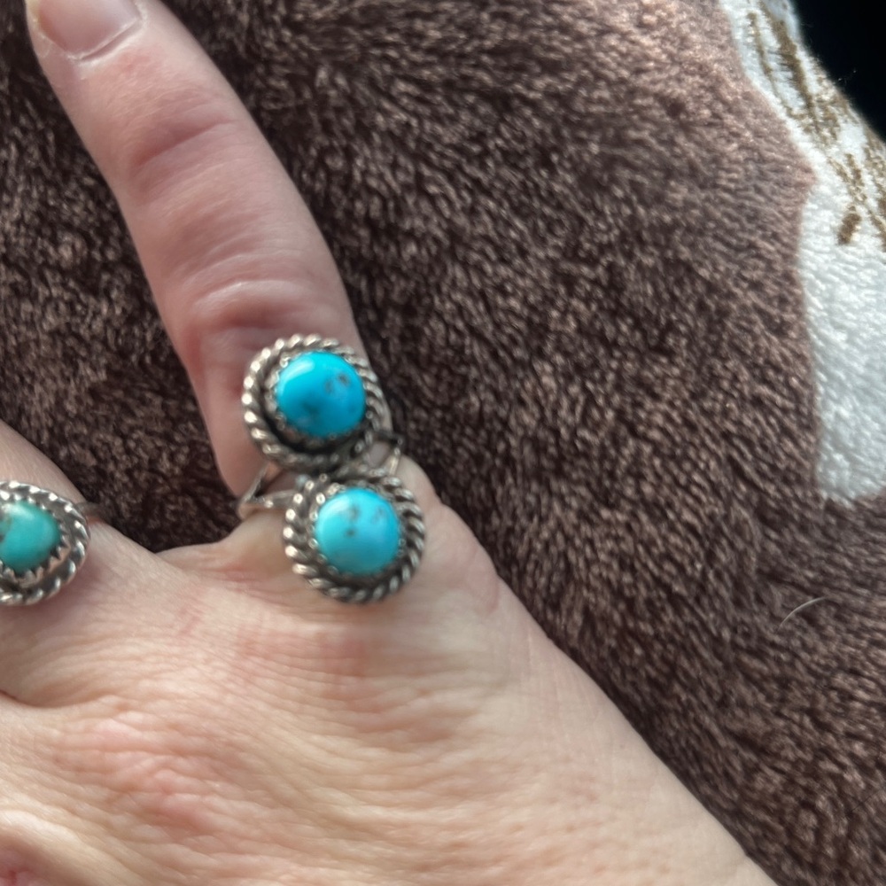 Turquoise Navajo ring 925